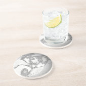 Kätzchenförmiger Sand Untersetzer (Seite)