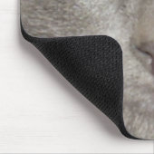 Kätzchengesicht2 mousepad-grau mousepad (Ecke)