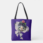 Kätzchenkatze in einem Kätzchen Tasche (Rückseite)