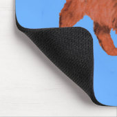 Kätzchenmama der 50er und kleine Kätzchen Mousepad (Ecke)