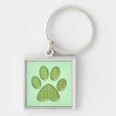 Kätzchenprint Schlüsselanhänger (Vorne)