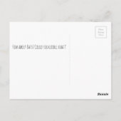 Kätzchenschläger Postkarte (Rückseite)