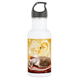 Kätzchenträume Edelstahlflasche
