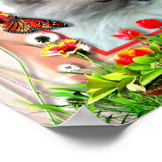 Katze1 für Lilo Poster (Ecke)