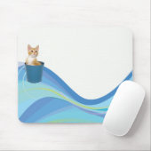 Katze2 Mousepad (Mit Mouse)