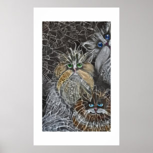 Katze3 - Fotoabomb Poster