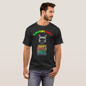 Katze 100 Schultag T-Shirt (Vorne ganz)