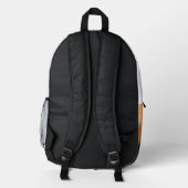 Katze 11 bedruckter rucksack (Rückseite)