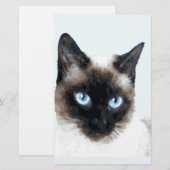 Katze 11 briefpapier (Vorne/Hinten)