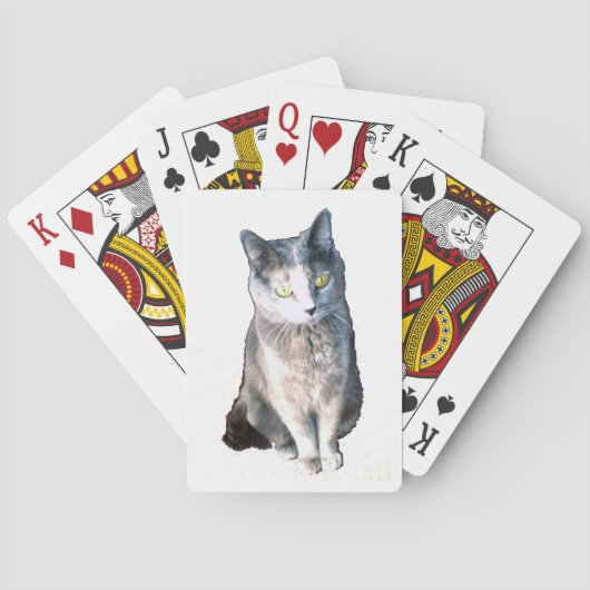 Katze 11 Spielkarten (Rückseite)