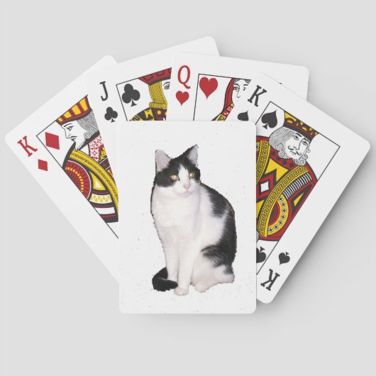 Katze 12 Spielkarten (Rückseite)