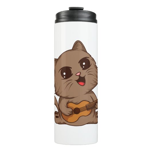 Katze 12 thermaler Becher (Vorderseite)