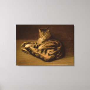 Katze, 1898 leinwanddruck