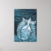 Katze 1 - Anstacheln Leinwanddruck (Vorderseite)