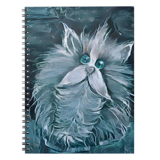 Katze 1 - Anstacheln Notizblock (Vorderseite)