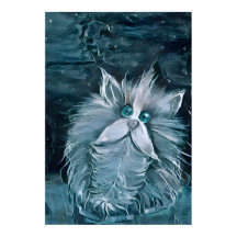 Katze 1 - Auf der Leinwand drucken