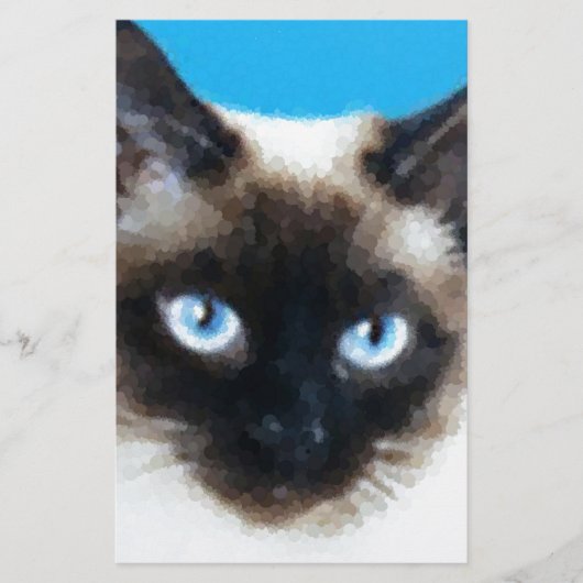 Katze 1 briefpapier (Vorderseite)