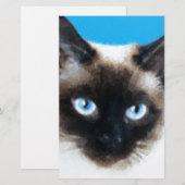 Katze 1 briefpapier (Vorne/Hinten)