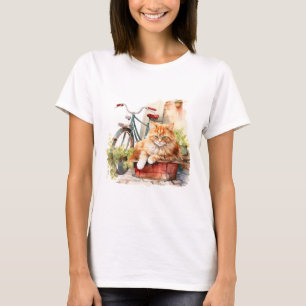 Katze 1 im Herbst T - Shirt