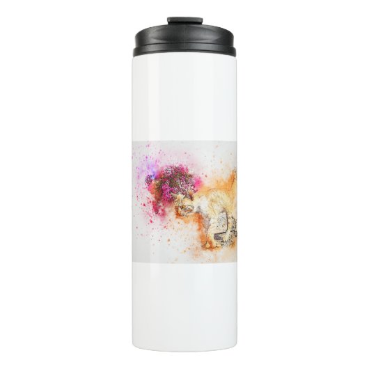 Katze 1 thermosbecher (Vorderseite)