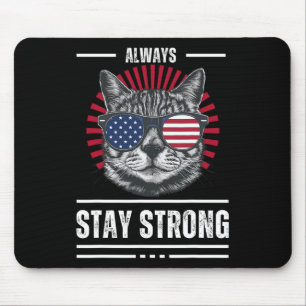 Katze 2024 Für Präsidentenwahl Immer Stark Bleiben Mousepad