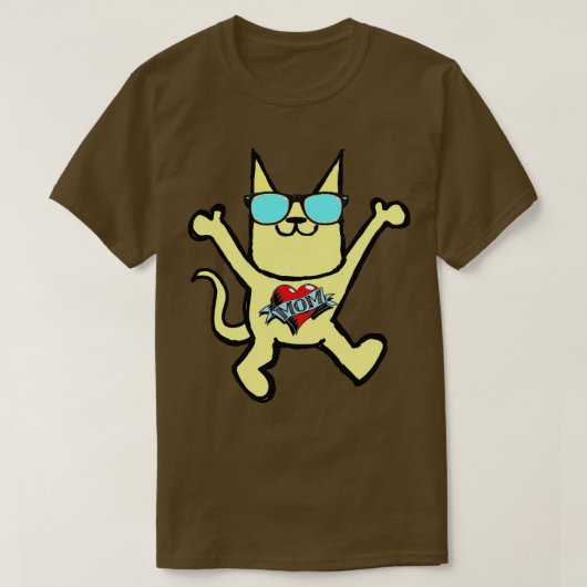 Katze 24 1 T-Shirt (Design vorne)