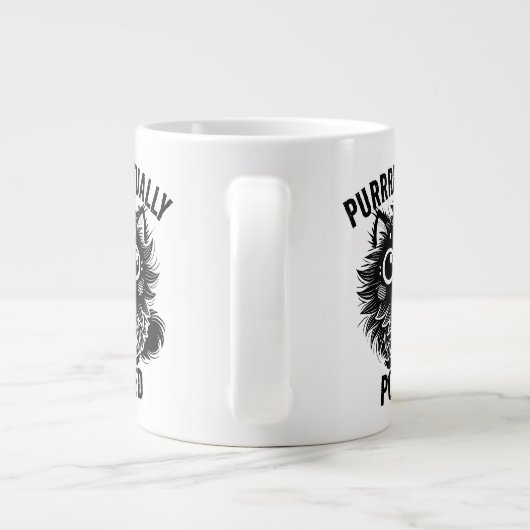 Katze 2 Jumbo-Tasse (Rückseite)