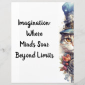 Katze 2 Kätzchen mit Rose und Oberhut Wasserfarbe (Vorderseite)