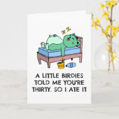 Katze, 30. Geburtstagskarte Karte (Gelbe Blume)