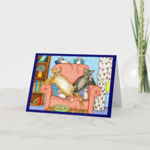 Katze 381 Note Card Karte