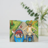 Katze 384 postkarte (Stehend Vorderseite)