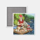 Katze 389 magnet (Vorderseite/Rückseite)