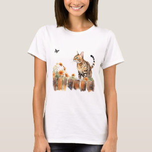Katze 3 im Herbst T - Shirt