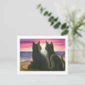 Katze 434 Postkarte (Stehend Vorderseite)