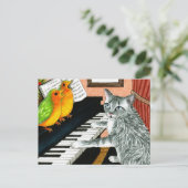 Katze 457 Postkarte (Stehend Vorderseite)