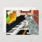 Katze 457 Postkarte (Vorne/Hinten)