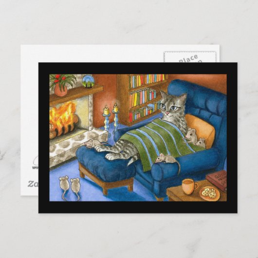 Katze 459 PostCard Postkarte (Vorne/Hinten)