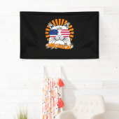 Katze 4. Juli Meowica Banner (Insitu)