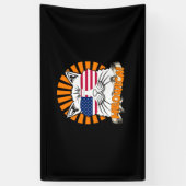 Katze 4. Juli Meowica Banner (Vertikal)