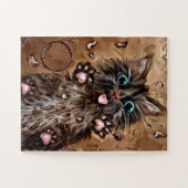 Katze 4 - Nass Puzzle (Horizontal)