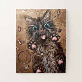 Katze 4 - Nass Puzzle
