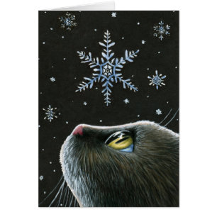 Katze 532 Schneeflocken