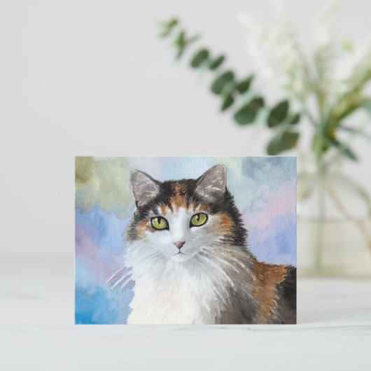 Katze 572 Postkarte (Stehend Vorderseite)