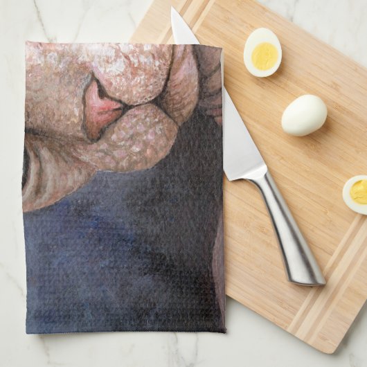 Katze 578 Sphynx Geschirrtuch (Viertel Falte)