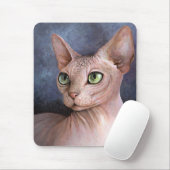 Katze 578 Sphynx Mousepad (Mit Mouse)