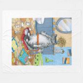 Katze 579 fleecedecke (Vorderseite (Horizontal))