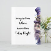 Katze 5 Advent Lila Holiday Kitten (Stehend Vorderseite)