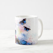 Katze 614 Schmetterling Kaffeetasse (VorderseiteRechts)
