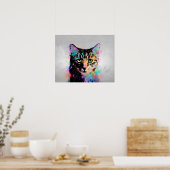 Katze 618 poster (Küche)