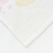 Katze 618 weiß fleecedecke (Ecke)